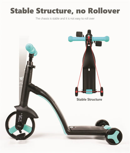 3-in-1 Kids Convertible Scooter