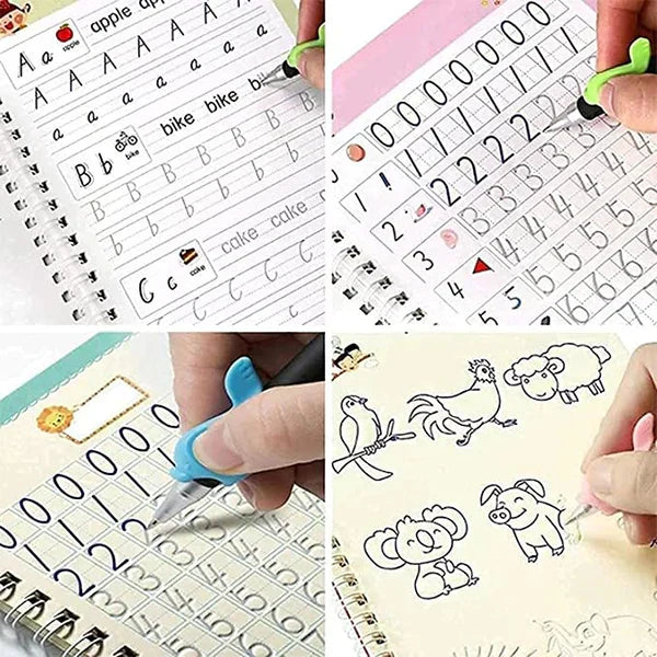 Magic Practice Copybook Set (4 Books)
📚 طقم كتب التدريب السحرية للأطفال (٤ كتب)