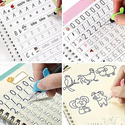 Magic Practice Copybook Set (4 Books)
📚 طقم كتب التدريب السحرية للأطفال (٤ كتب)